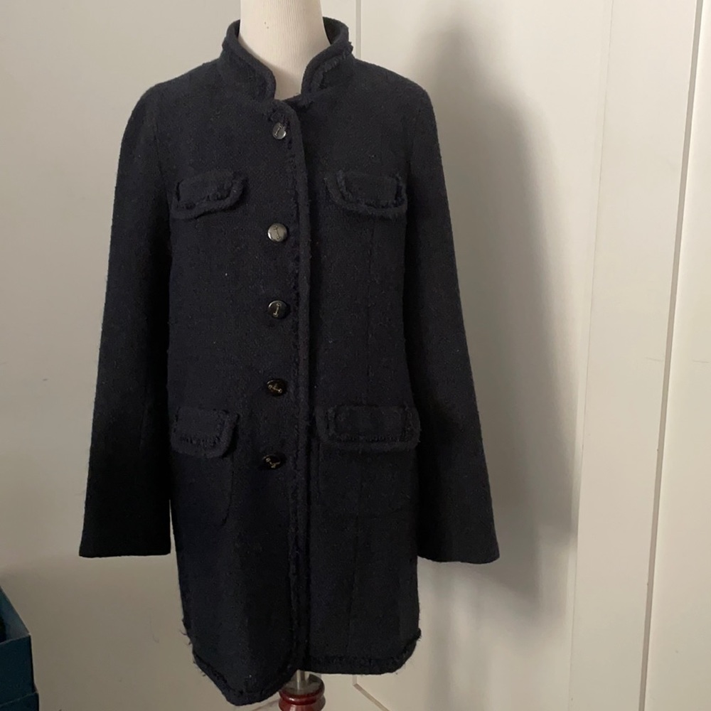 GERAED DAREL NAVY LIGHT COAT / JACKET. VERY CHANEL